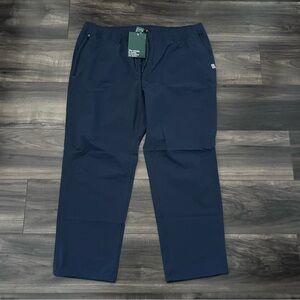 LL Bean Multisport Pants Men's XL 28" Navy UPF 50+ Performance Drawstring New